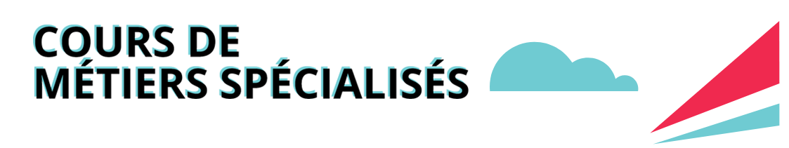 Cours de métiers spécialisés